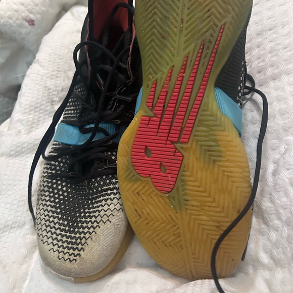 New Balance OMN1S Kawhi Leonard Baited Black Teal White Red Basketball Shoes - Picture 6 of 13